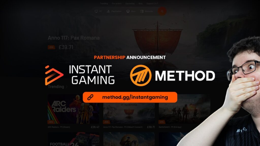 Method partners with Instant Gaming and Sword of Justice