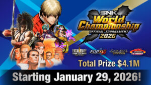 SNK World Championship 2026 announced with $4.1 million prize pool