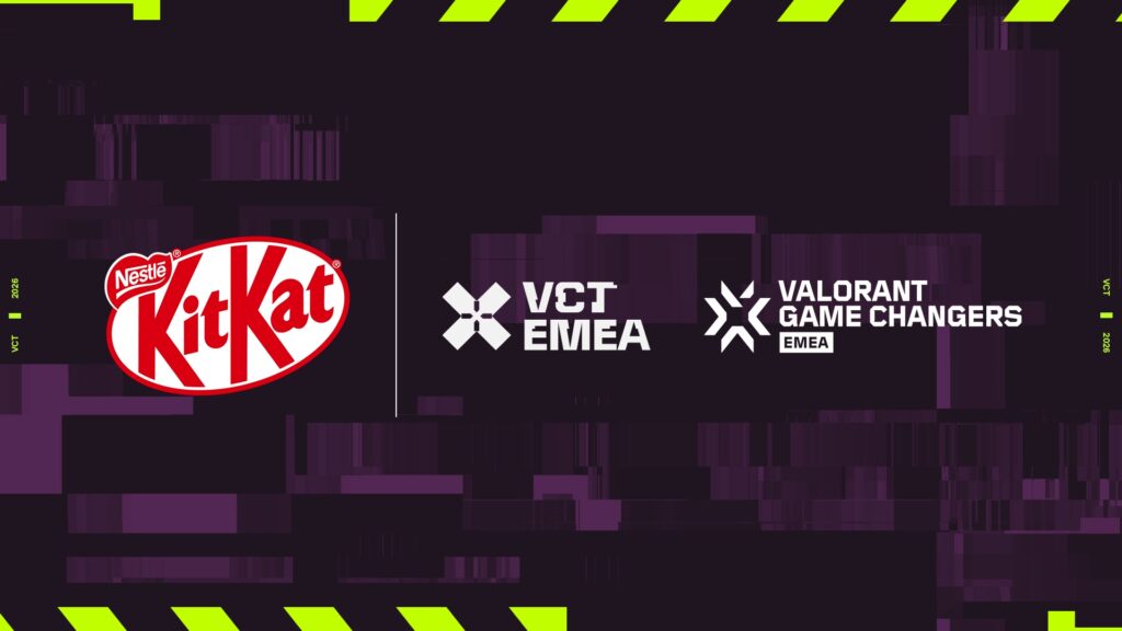 KitKat becomes official partner of VCT EMEA and Game Changers EMEA for 2026