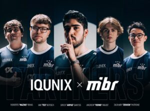 Gaming gear brand IQUNIX announces partnership with MIBR