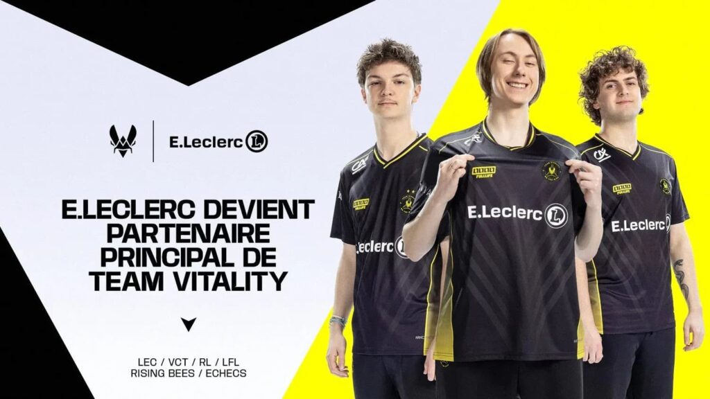 Team Vitality secures major partnership deal with French retailer E.Leclerc