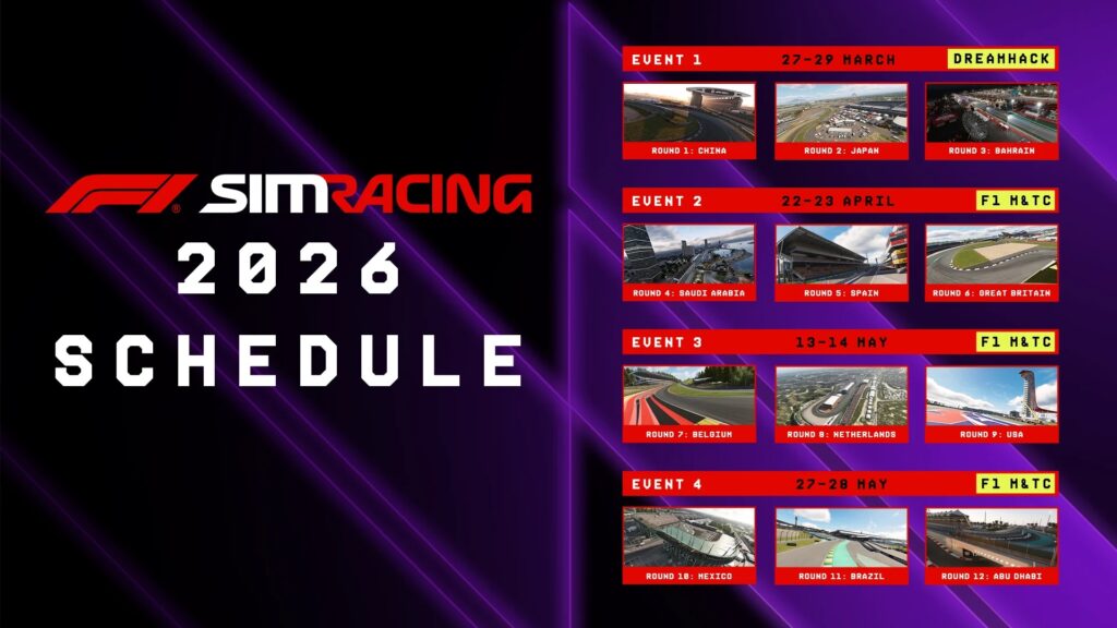 Formula 1 to launch 2026 Sim Racing World Championship at DreamHack Birmingham