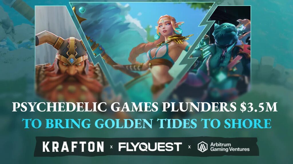 FlyQuest, KRAFTON and Arbitrum Gaming Ventures invest $3.5 million in ‘Golden Tides’