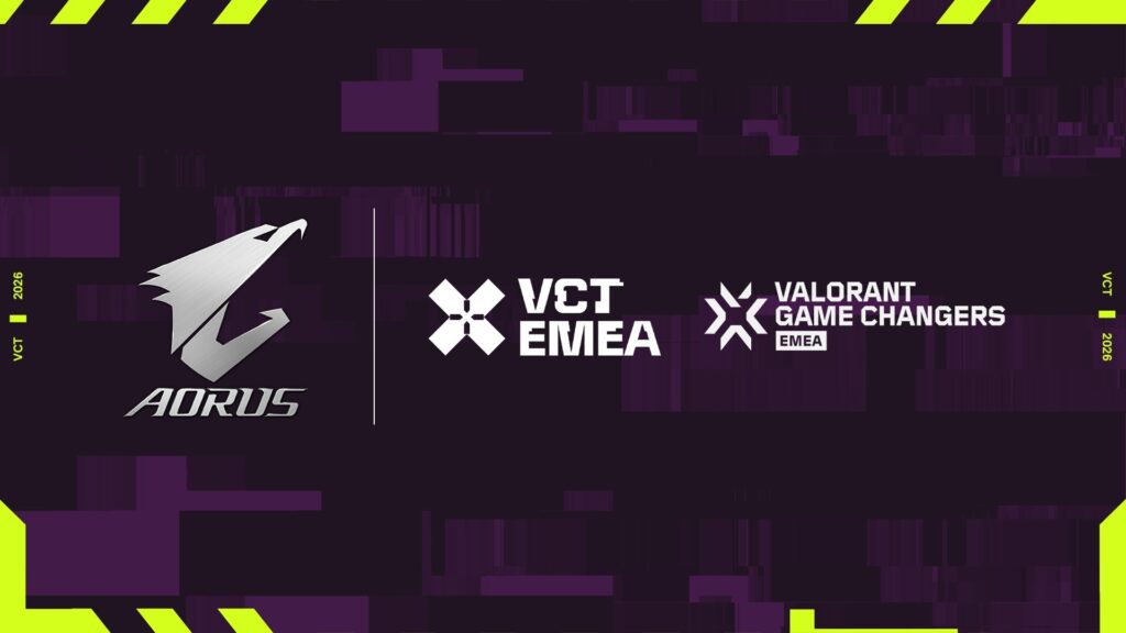 AORUS joins VCT EMEA as official hardware partner through 2027