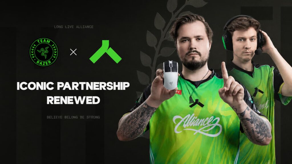 Alliance renews partnership with Razer for two more years