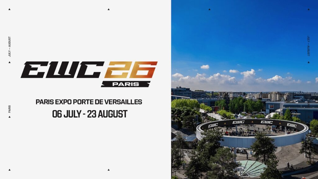 Esports World Cup 2026 venue confirmed at Paris Expo Porte de Versailles