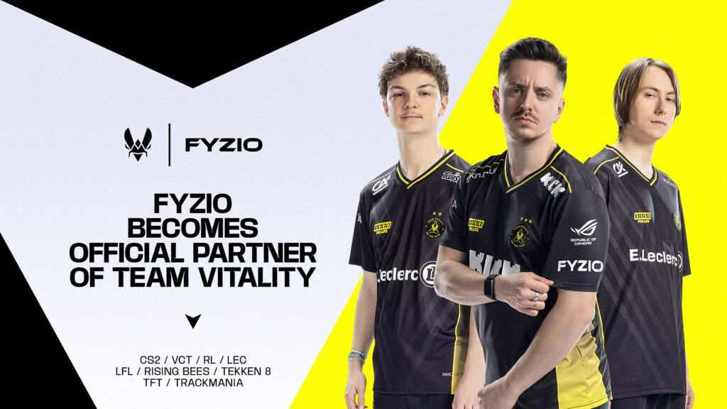 Team Vitality partners with FYZIO for nutrition and energy drink deal