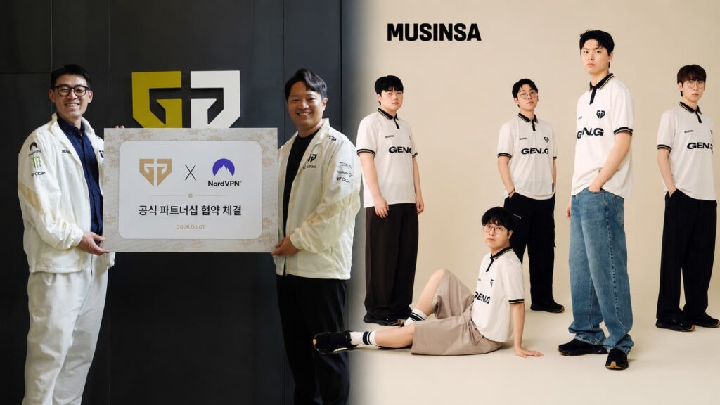 Gen.G Esports announces partnerships with NordVPN and Musinsa
