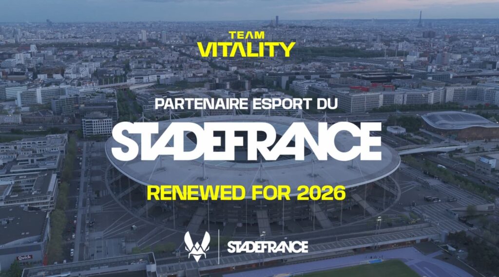 Team Vitality renews Stade de France partnership for 2026