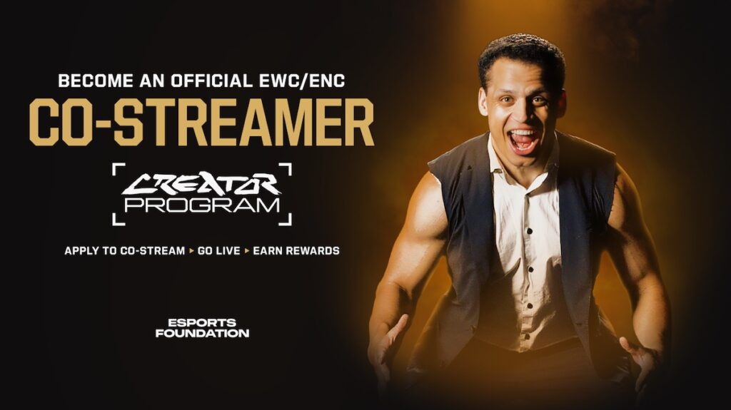 EF commits $2m to creator co-streaming program for EWC and ENC 2026