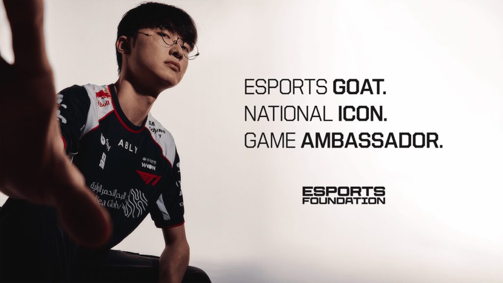 Faker named Game Ambassador of EWC and ENC