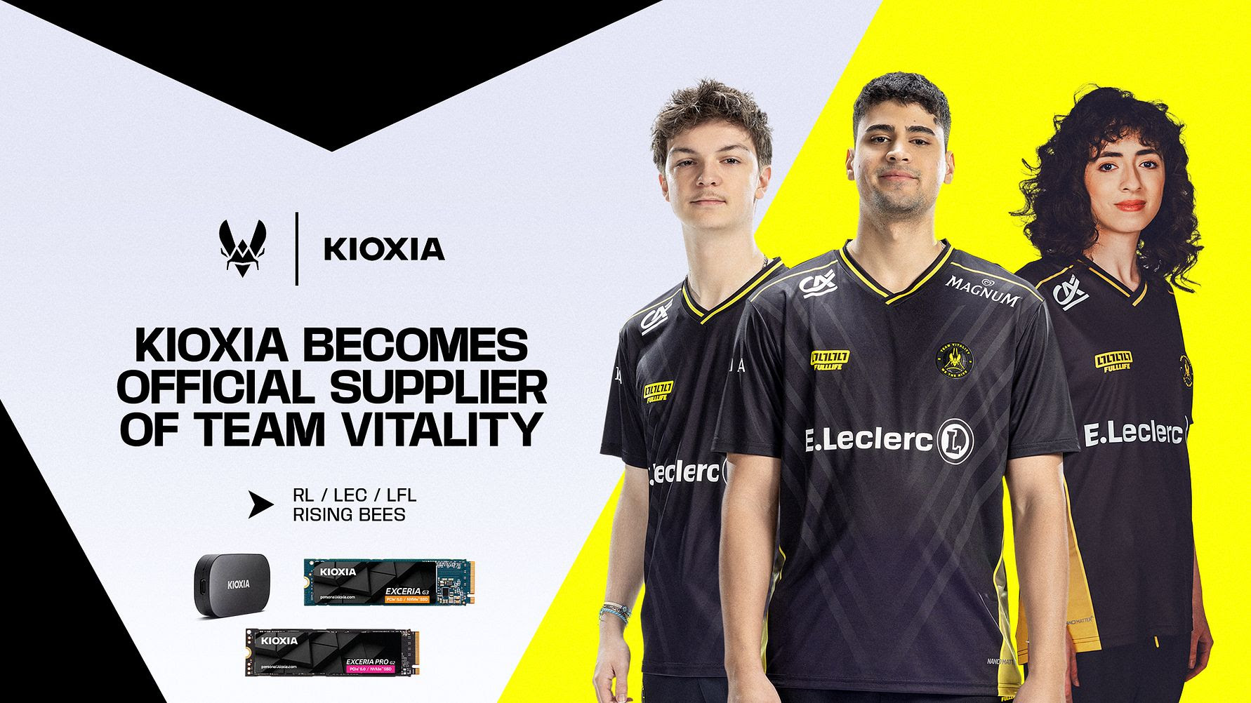 Team Vitality signs KIOXIA as a new partner for 2026
