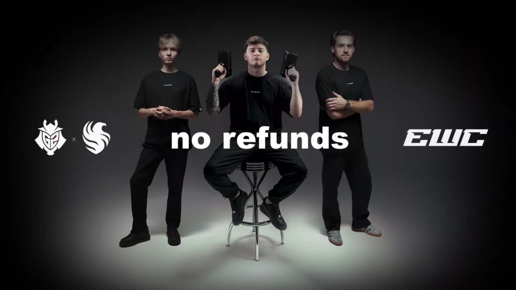 G2 Esports partners with Team Falcons for “No Refunds” collection