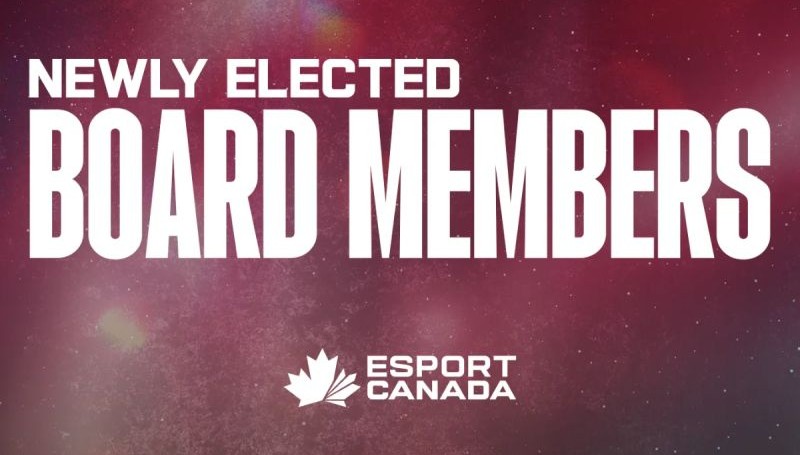 Esport Canada elects five board directors to meet national sport governance standards