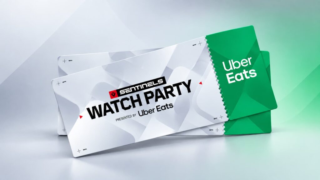 Sentinels partners with Uber Eats for VALORANT watch party in Los Angeles